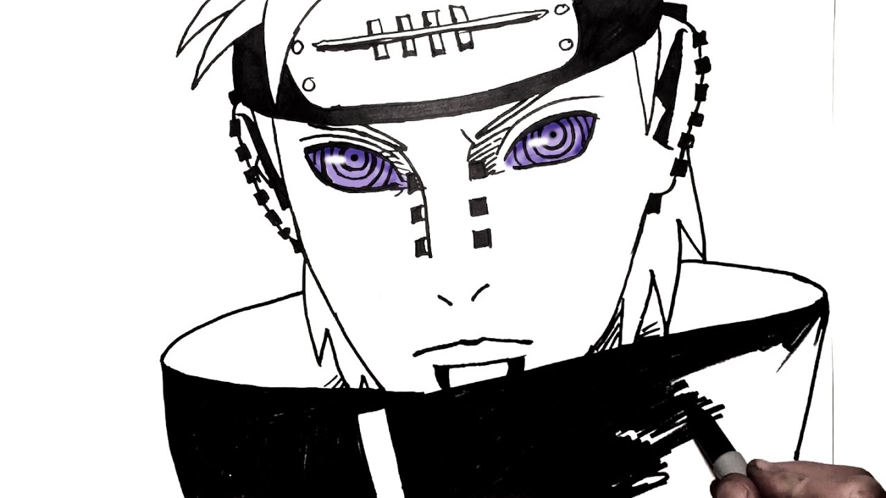 Ninja World How To Draw Pain In Naruto