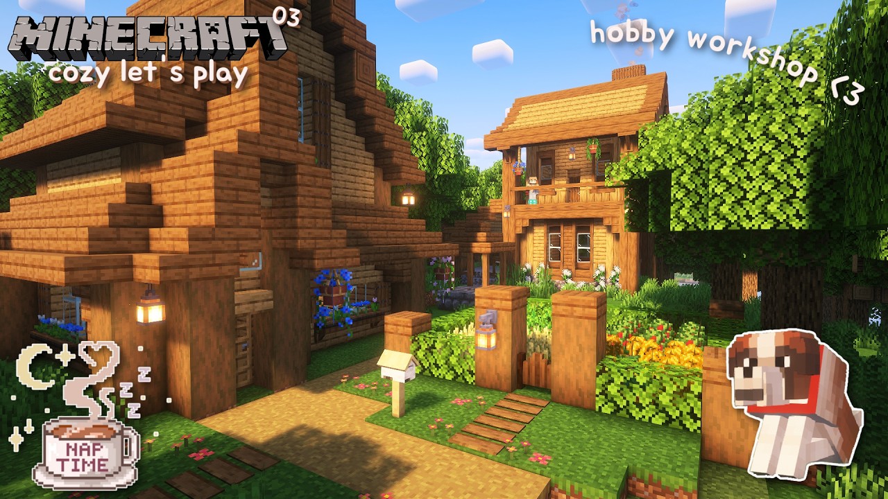 Hobbies Minecraft Cozy Hobby Workshop 🥐 Minecraft Naptime - A Modded Let's Play - YouTube