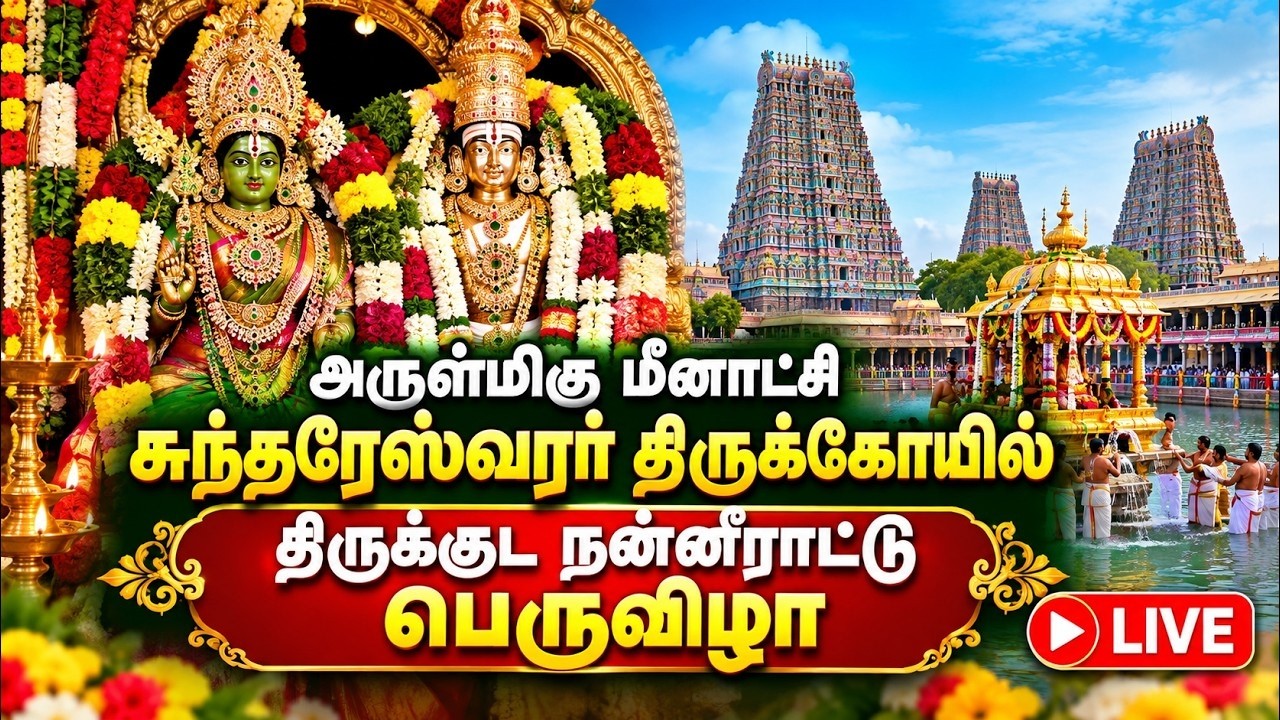 🔴LIVE : மதுரை மீனாட்சி திருக்கோயில் ஐந்தாம் கால யாகசாலை பூஜை