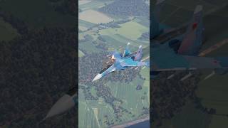 Insane Su-27 Fighter Jet Emergency Ejection! #shorts #ytshorts