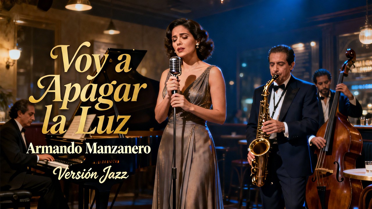 Voy a Apagar la Luz – Armando Manzanero | Cover Bolero Jazz | Jazz Latino y Música Romántica