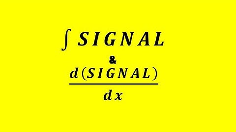 L14 Integration and Differentiation of signal || Signal & System || GATE & ESE