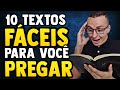 10 TEXTOS BÍBLICOS FÁCEIS PARA PREGAR E COMO PREGAR CADA UM DELES | Thalles Villas