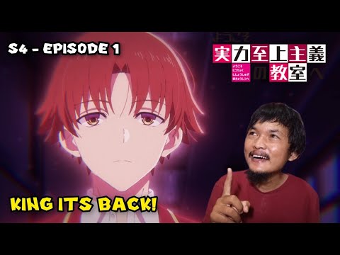 TAHUN KEDUA COY! 🥶 | Classroom of The Elite S4 Episode 1 REACTION INDO