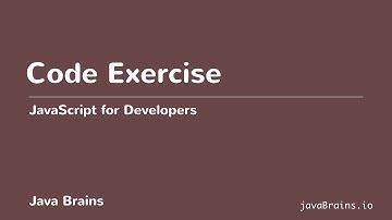 JavaScript for Developers 39 - Code Exercise