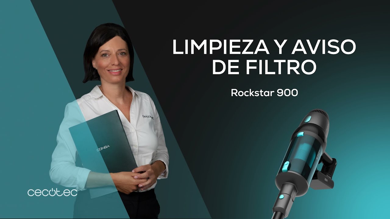 Cómo limpiar el filtro de los aspiradores Conga RockStar 900, 1500 y 2000