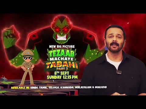 Little Singham aur Black Shadow Unite! 😮 | Tezaab Machaye Tabahi Part 2 | Sunday, 8th September