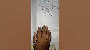 Find roots of Quadratic equations by factorization method