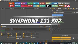 Symphony Z33 (UNISOC T610)  FRP by Unlock Tool ✅