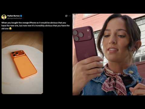 When You Bought The Orange iPhone To Flex… 😂