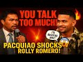 🔥 "Rolly Romero TALKED TRASH… Pacquiao’s SAVAGE Response SHOCKED The Boxing World! 😱🔥"