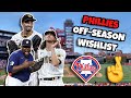 Phillies offseason wishlist  free agency extensions trades