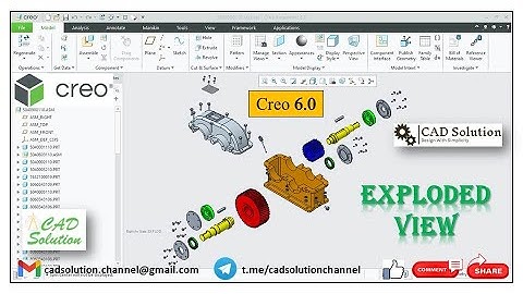 Exploded View in Creo|| Time Saving Creo Tutorials