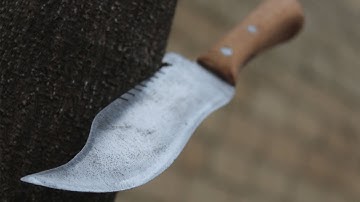 Knife Making - Making a Bowie Knife From an Old Saw