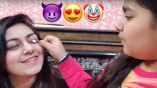 My 9 Year Old Niece Does My Makeup! | JSuper Kaur screenshot 3