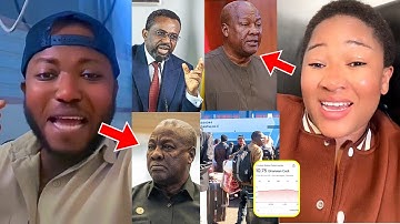 Asɛm aba🤣 VS, VK en Duitsland Borgas blàst John Mahama & NDC over de dollarkoers; TikTokers vuurt...
