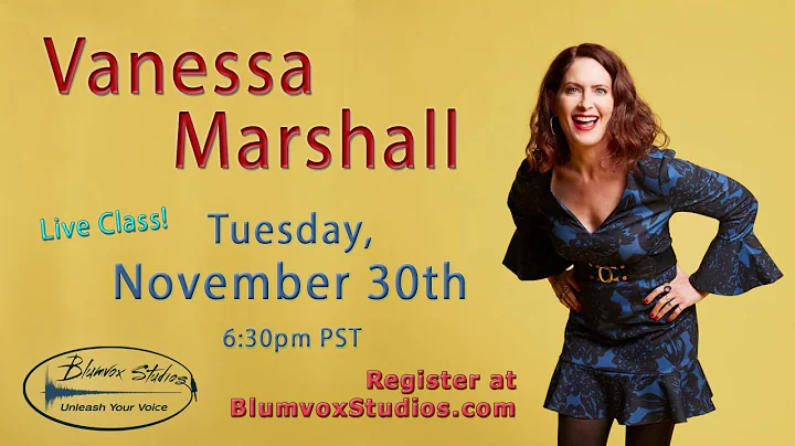Vanessa Marshall at Blumvox Studios! - November 30...