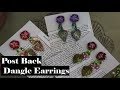 Creating Post Back Drop Earrings with Polymer Clay Beads , Jewelry Tutorial