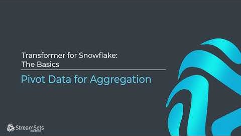 Pivot Data for Aggregation