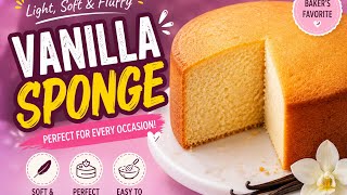 How to make vanilla sponge cake  - simple and easy method  screenshot 5