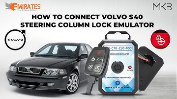 How To Connect Volvo S40 Steering Column Lock Emulator Simulator