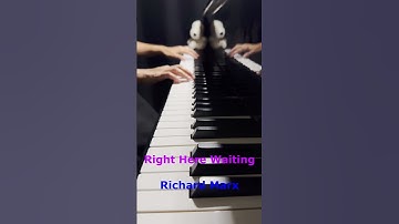 Right Here Waiting 🎹 Piano Cover | Soothing Short by @BuaJaruwanPiano o