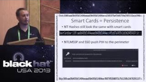 Black Hat 2017 Pass the Hash 2: The Admins Revenge