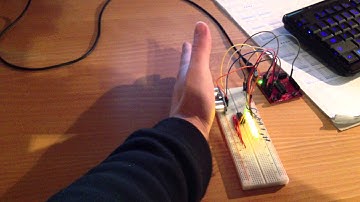 MSP430g2553 Distance measuring with HC-SR04 and 74HC595