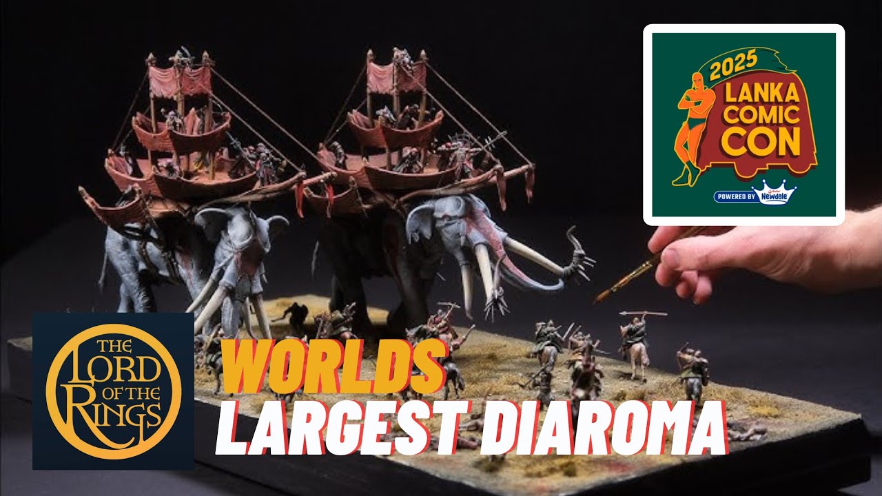 World's Largest Lord of the Rings Diorama Made in Sri Lanka