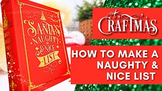 How To Make a Naughty and Nice List | EASY Cricut Tutorial