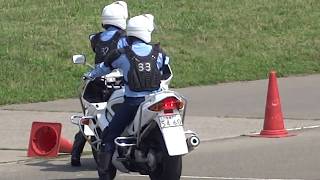 新人白バイ隊員の訓練をただ撮影しただけの動画です