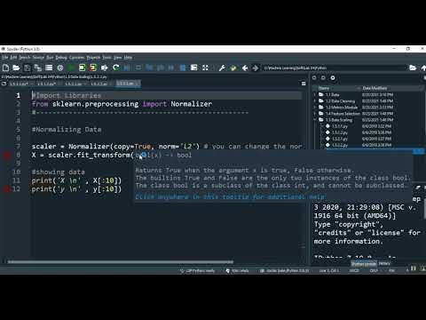 18 - Python for Machine Learning | Sklearn Data Scaling - YouTube