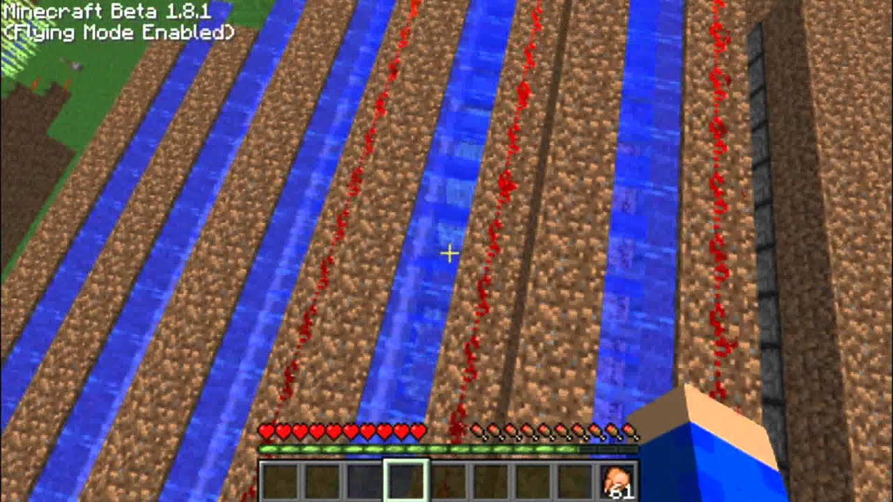 Minecraft Automatic Sugar Cane Harvester (No Replanting) YouTube