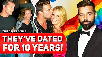 Who were Ricky Martin's girlfriends?