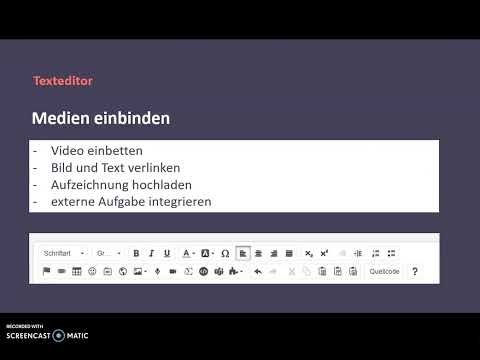 itslearning Tutorial: Der Texteditor