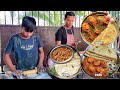 Amazing Cheapest Roadside Food 3-Phulka With NonVeg @100Rs &amp; Veg @70Rs Only | Hyderabad Street Food