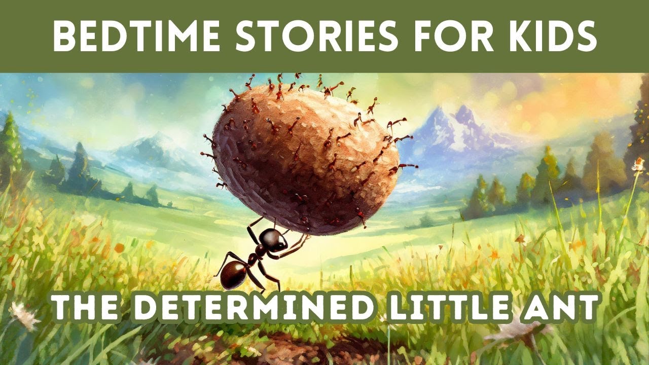 Bedtime Story for Kids in English | The Determined Little Ant | Fairy ...