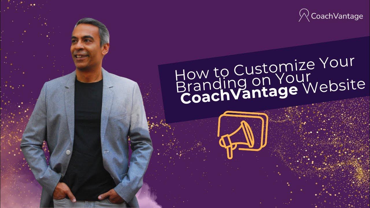 How to Customize Branding on a CoachVantage Website