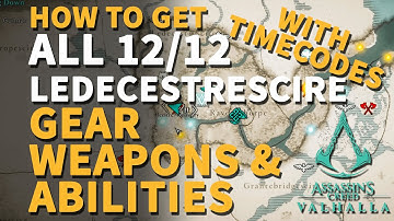 All Ledecestrescire Gear Armor & Weapons & Abilities Assassin