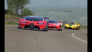 Bugatti Vision GT vs  LaFerrari vs FXX-K vs McLaren P1 vs P1 GTR vs  Agera