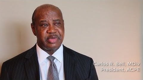 Carlos Bell talks about Chaplaincy course