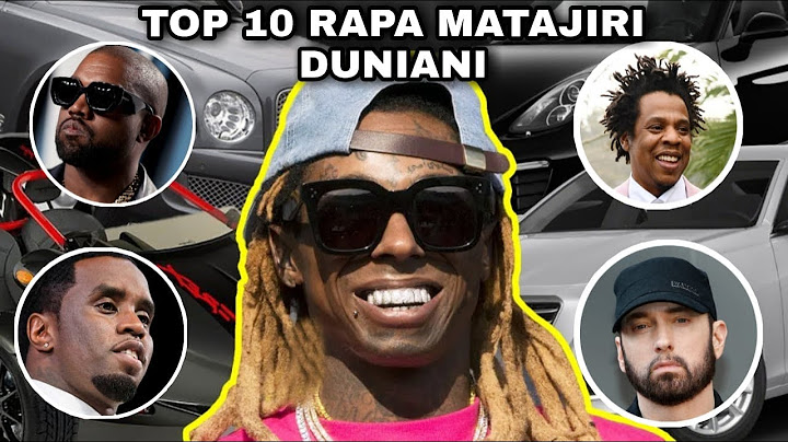 Wajue wasanii 10 wa HipHop Matajiri Duniani....