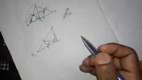 A line joining vertex and mid point of hypotenuse of right angled triangle is half of hypotenuse