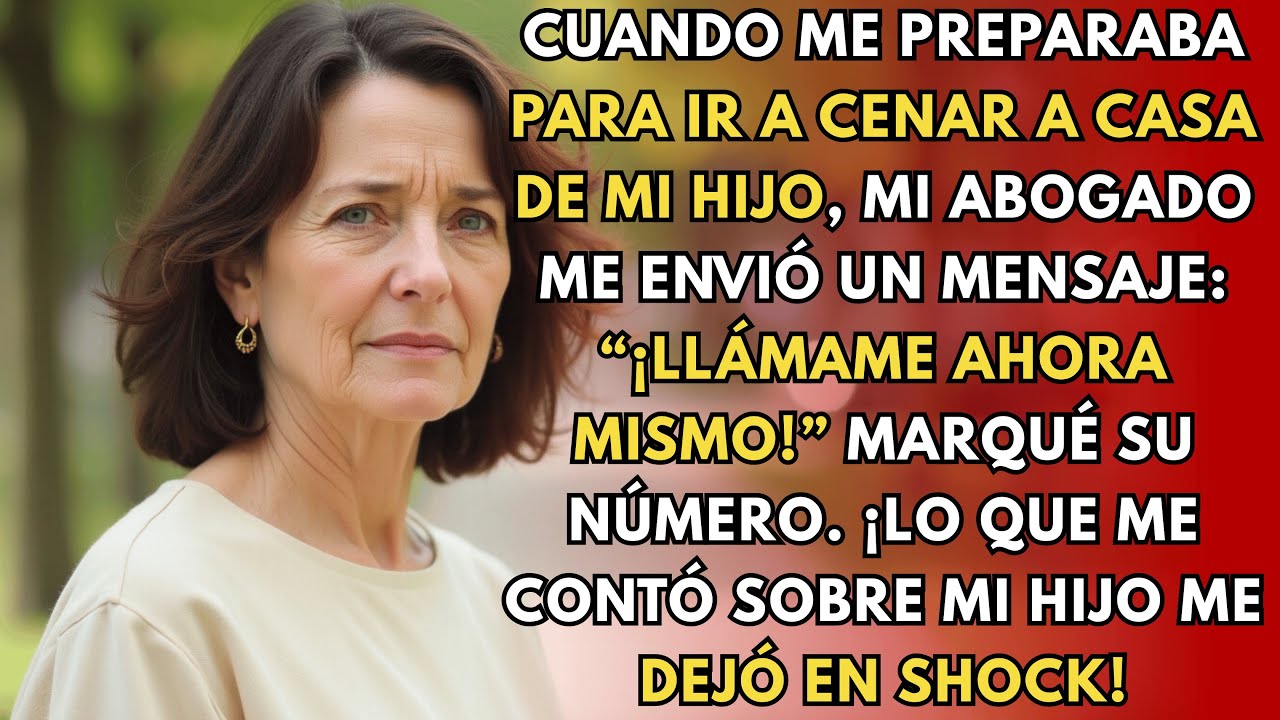 Mi abogado me escribió: “¡Llámame ahora mismo!” Me reveló la terrible verdad sobre mi hijo