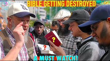 WATCH The Bible RIPPED Apart! Speakers Corner