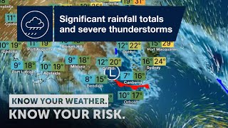 Severe Weather Update Significant Rainfall And Severe Thunderstorms - 8 Nov 2021