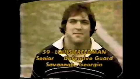 Def. lineman LOUIS FREEDMAN (1976-1978), the ultim...