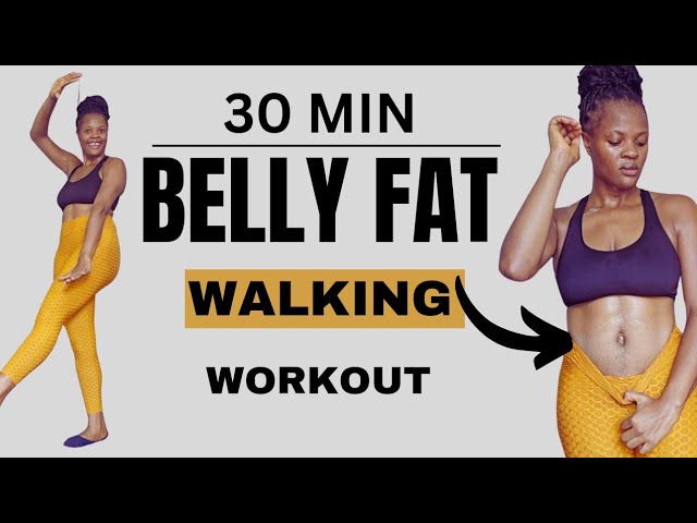 30 minutes Walking Workout to Lose BELLY Fat 🔥 Burn 300 Calories 🔥 class=