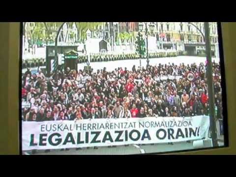 Pro-civic and political rights demo - Bilbao - 201...