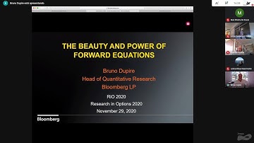 Research in Options 2020 - Bruno Dupire - The Beauty and Power of Forward Equations